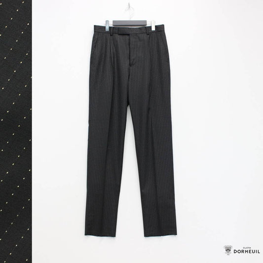 PLEATED TROUSERS -TYPE 2- #BLACK [23FWE-WMP-TR04]