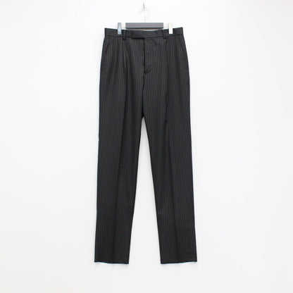 PLEATED TROUSERS -TYPE 2- #BLACK [23FWE-WMP-TR04]