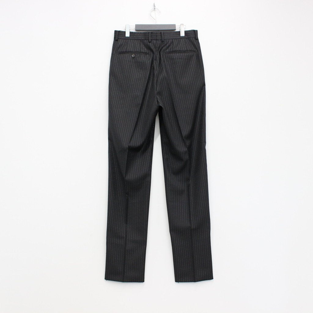 PLEATED TROUSERS -TYPE 2- #BLACK [23FWE-WMP-TR04]