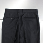 PLEATED TROUSERS -TYPE 2- #BLACK [23FWE-WMP-TR04]