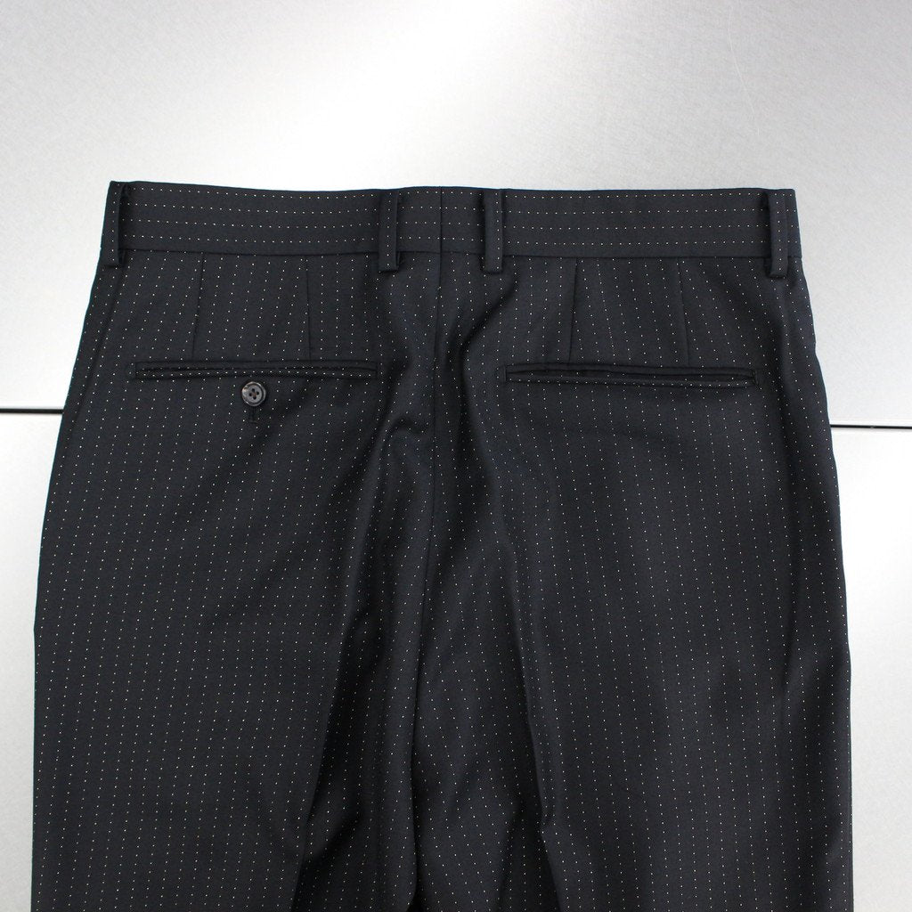 PLEATED TROUSERS -TYPE 2- #BLACK [23FWE-WMP-TR04]