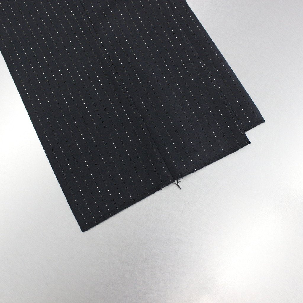 PLEATED TROUSERS -TYPE 2- #BLACK [23FWE-WMP-TR04]