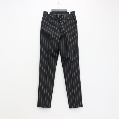 PLEATED TROUSERS -TYPE 2- #BLACK [23FWE-WMP-TR03]