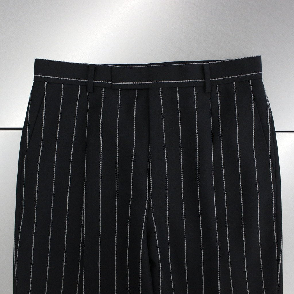 PLEATED TROUSERS -TYPE 2- #BLACK [23FWE-WMP-TR03]