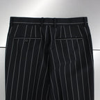 PLEATED TROUSERS -TYPE 2- #BLACK [23FWE-WMP-TR03]