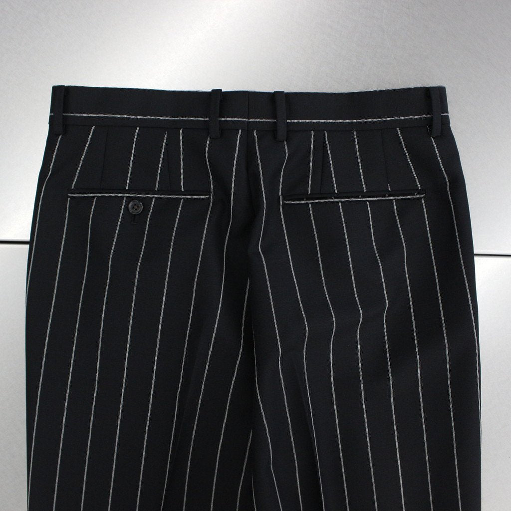 PLEATED TROUSERS -TYPE 2- #BLACK [23FWE-WMP-TR03]