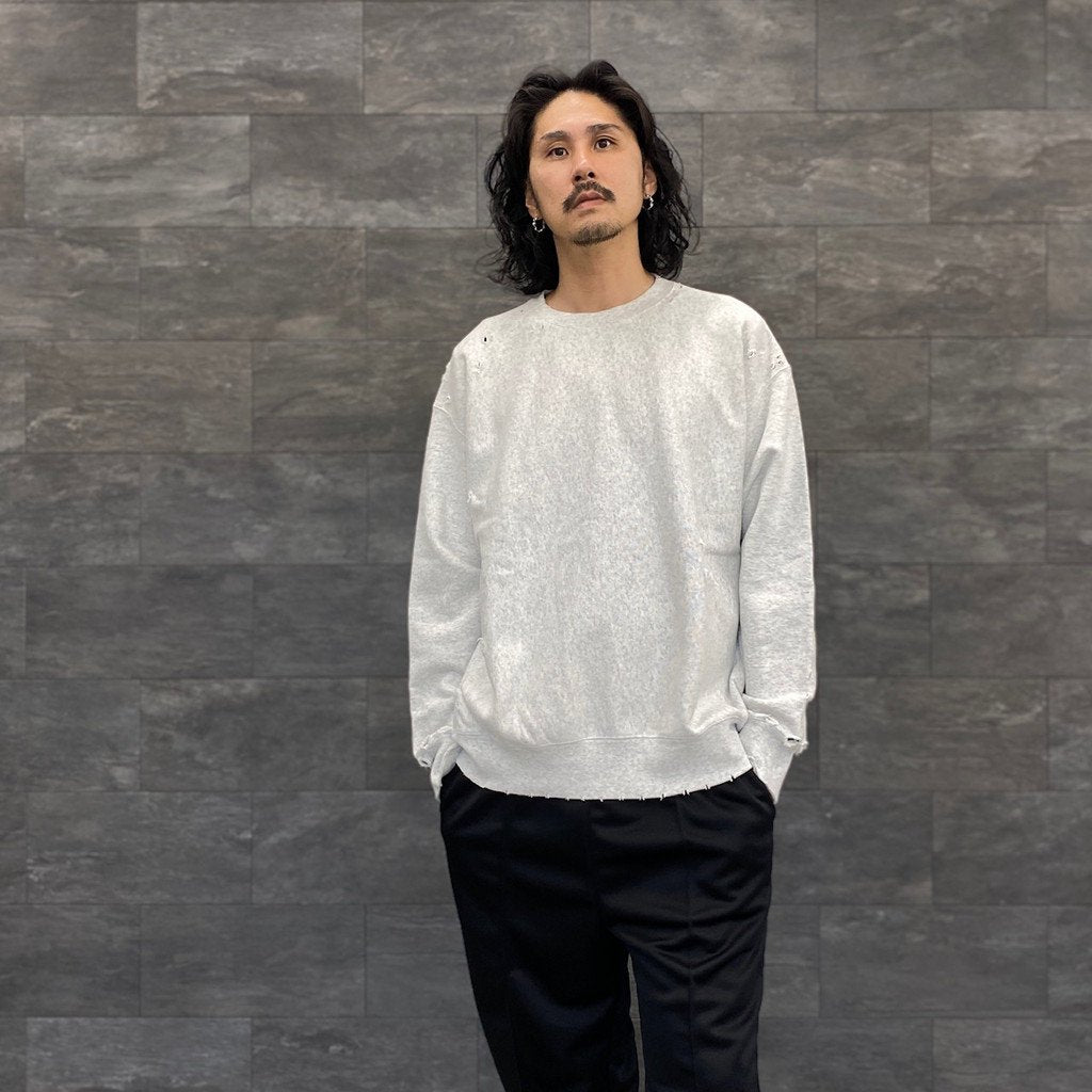 BORO 衛衣#灰色 [23AW-FS-41/]