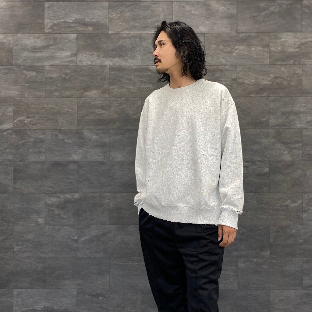 BORO 衛衣#灰色 [23AW-FS-41/]