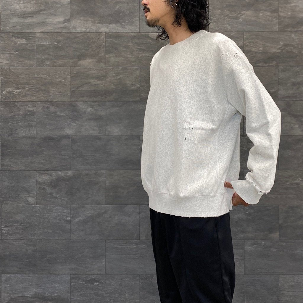 BORO 衛衣#灰色 [23AW-FS-41/]