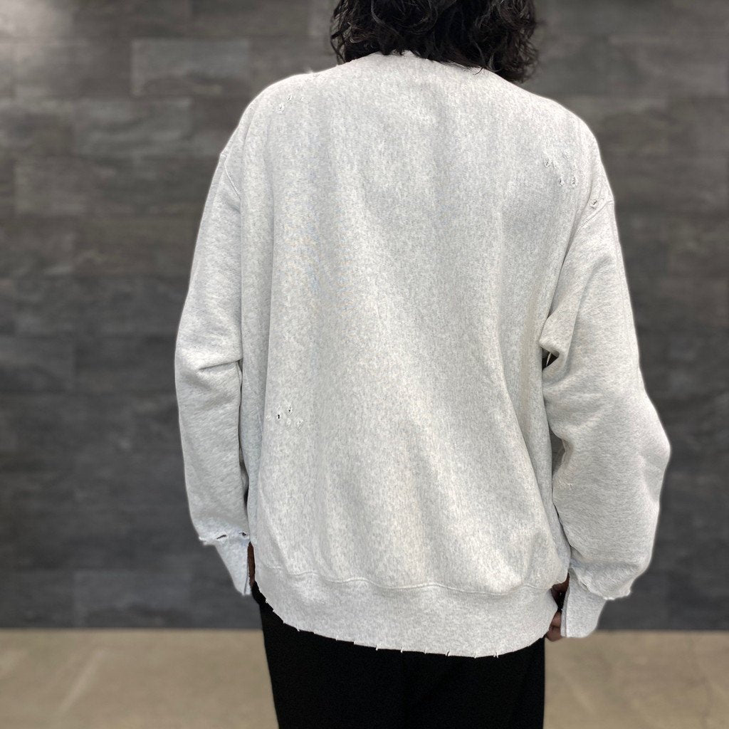 BORO 衛衣#灰色 [23AW-FS-41/]