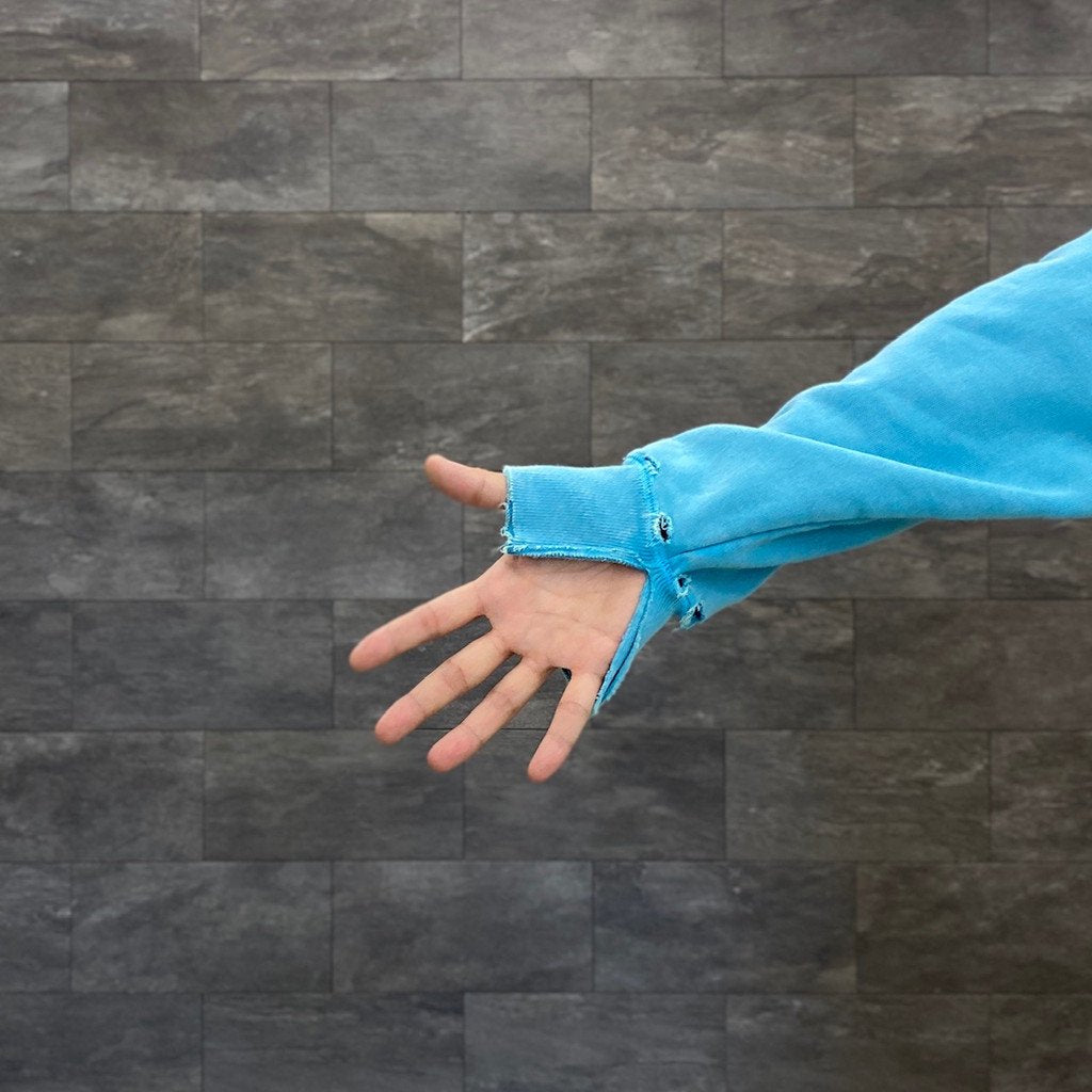 BORO 衛衣#L-藍色 [23AW-FS-41/]