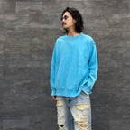 BORO 衛衣#L-藍色 [23AW-FS-41/]