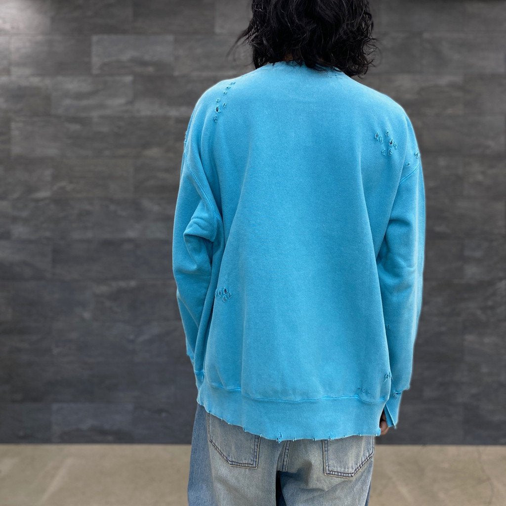 BORO SWEAT #L-BLUE [23AW-FS-41/] – cocorozashi