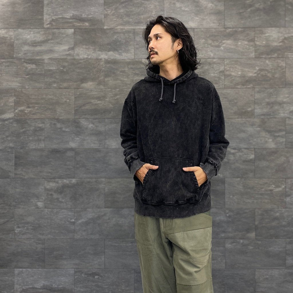 BORO 連帽衫 #黑色 [23AW-FS-34/]