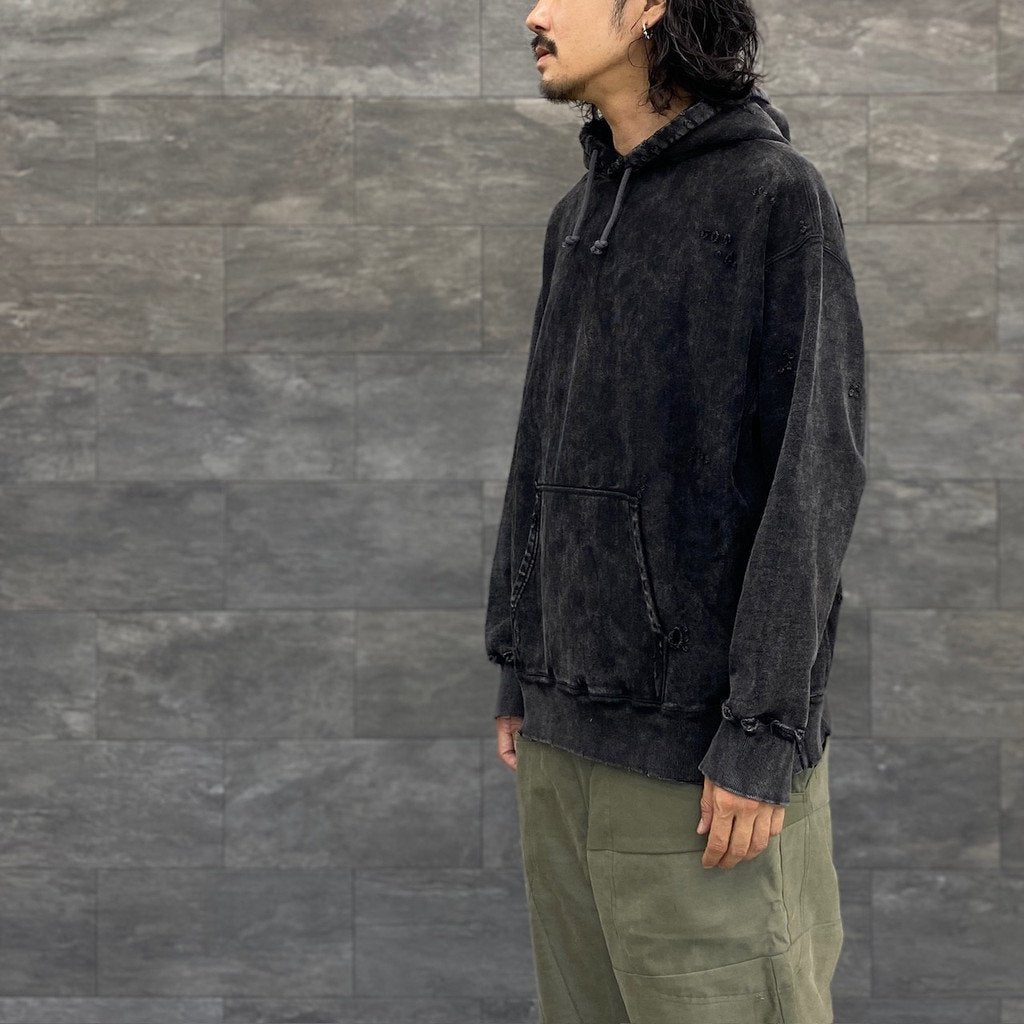 BORO 連帽衫 #黑色 [23AW-FS-34/]