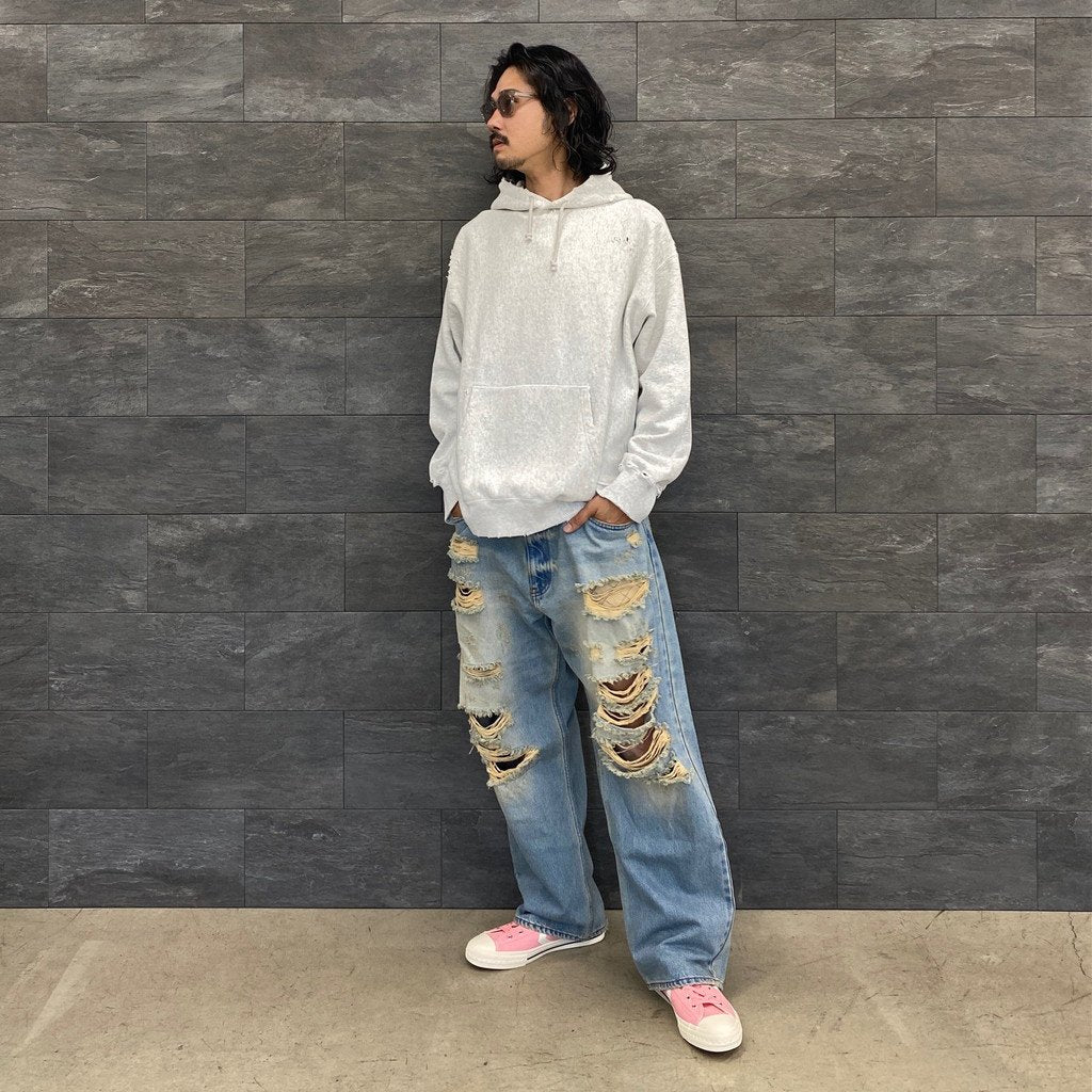 BORO 連帽衫 #灰色 [23AW-FS-34/]