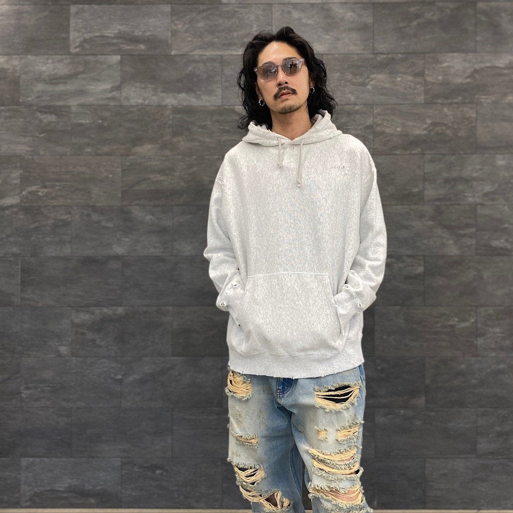 BORO 連帽衫 #灰色 [23AW-FS-34/]