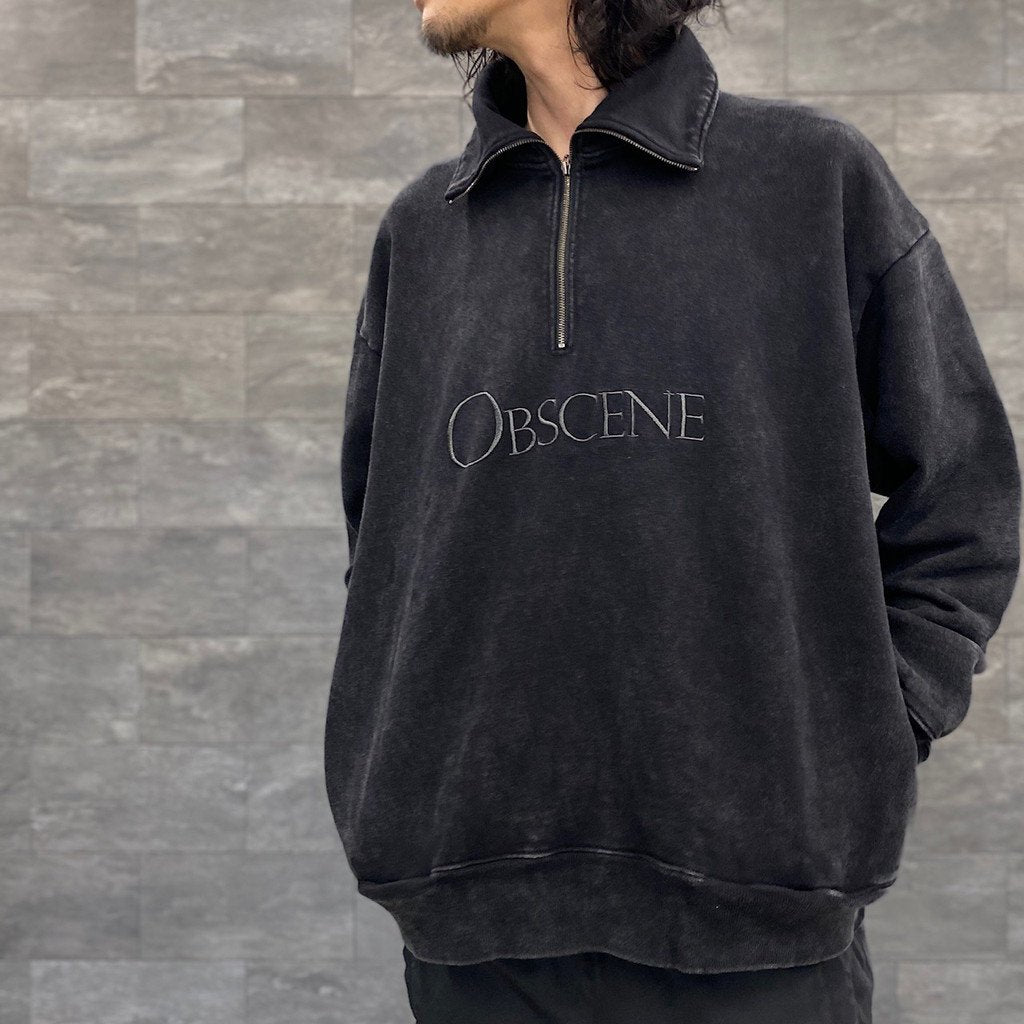 OBSCENE HZ SWEAT #BLACK [23AW-FS-38/FS1293]