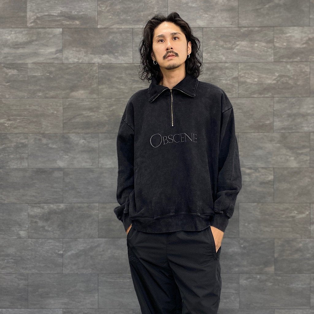OBSCENE HZ SWEAT #BLACK [23AW-FS-38/FS1293]