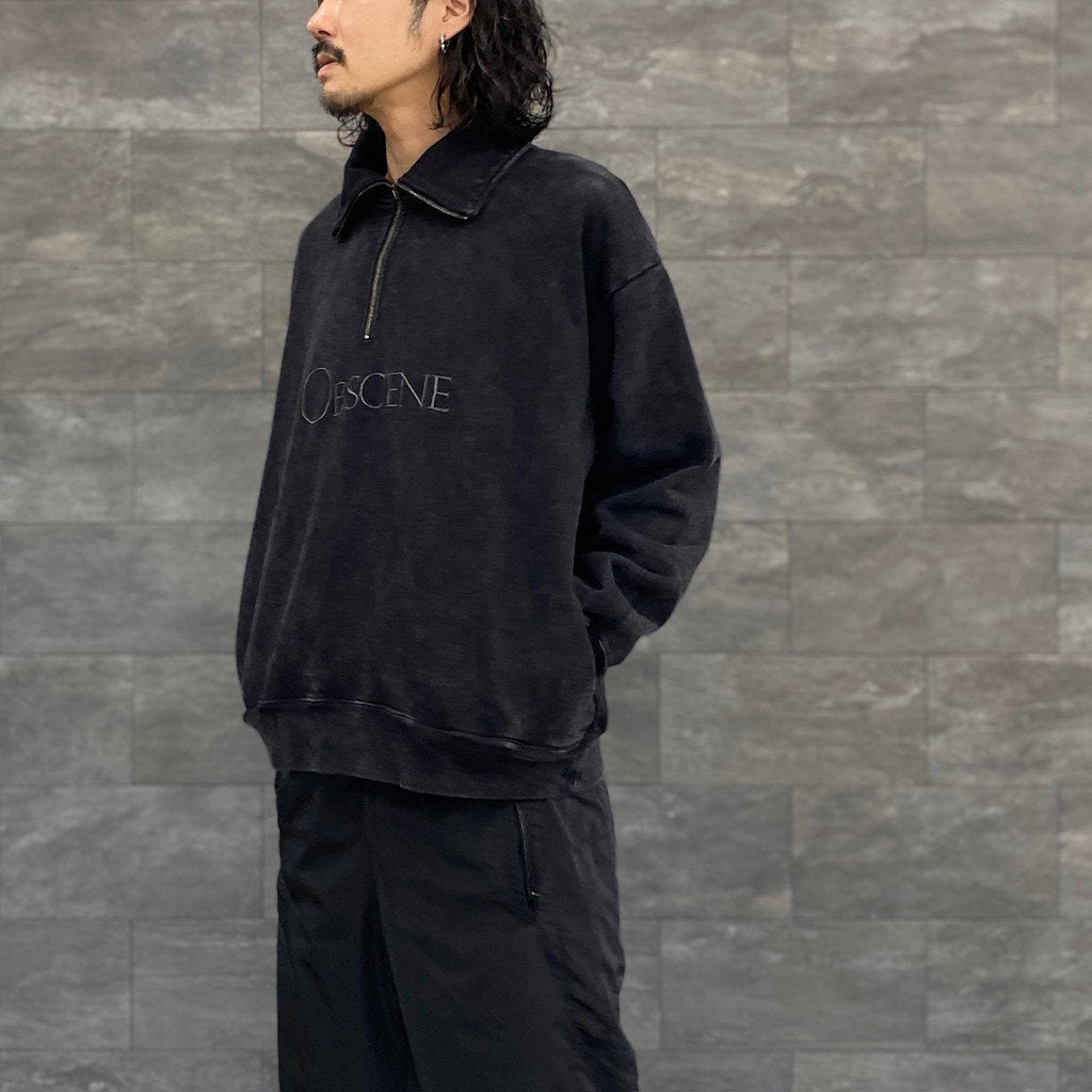 OBSCENE HZ SWEAT #BLACK [23AW-FS-38/FS1293]
