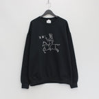 CREW NECK SWEAT SHIRT -TYPE 1- #BLACK [23FWE-WMC-SS01]
