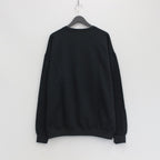 CREW NECK SWEAT SHIRT -TYPE 1- #BLACK [23FWE-WMC-SS01]