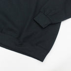 CREW NECK SWEAT SHIRT -TYPE 1- #BLACK [23FWE-WMC-SS01]