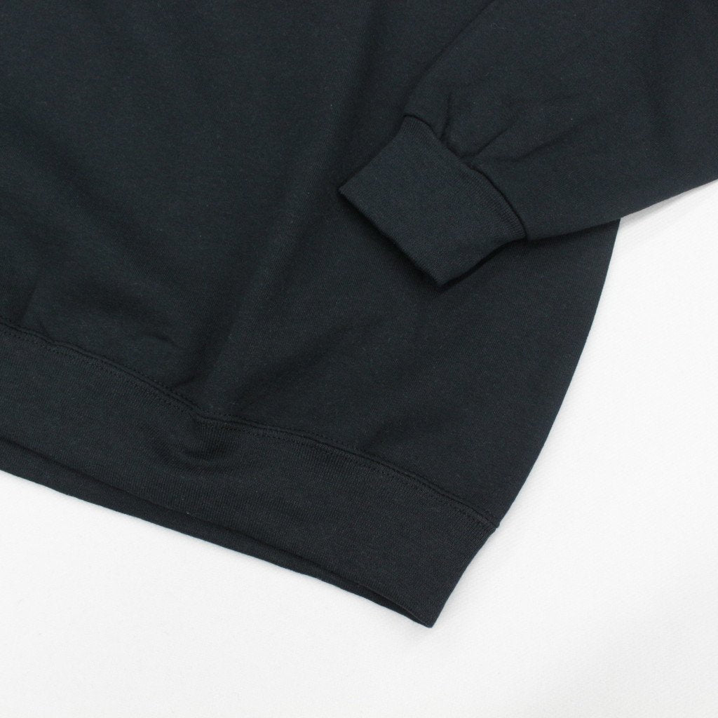 CREW NECK SWEAT SHIRT -TYPE 1- #BLACK [23FWE-WMC-SS01]