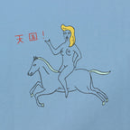 CREW NECK SWEAT SHIRT -TYPE 1- #BLUE [23FWE-WMC-SS01]