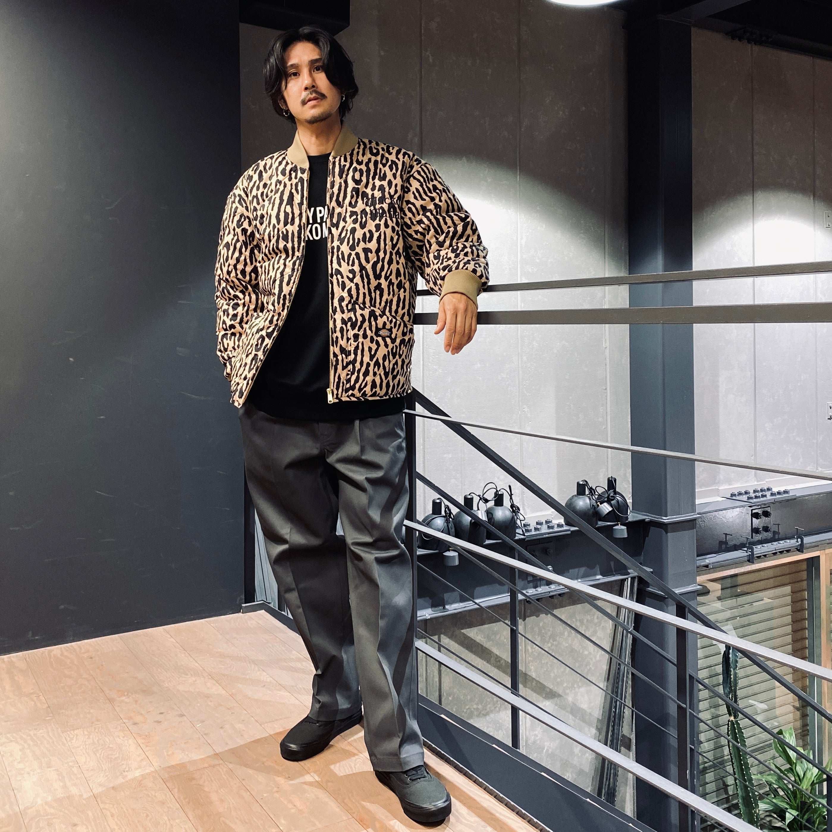 DICKIES | PLEATED TROUSERS #CHARCOAL [DICKIES-WM-PT14]