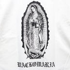 WASHED HEAVY WEIGHT CREW NECK LONG SLEEVE T-SHIRT ( TYPE-1 ) #WHITE/BLACK [26SSE-WMT-LT04]