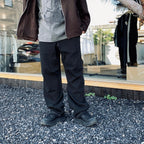 DBL KNIT JOG PANTS #BLACK [CES29PT16]