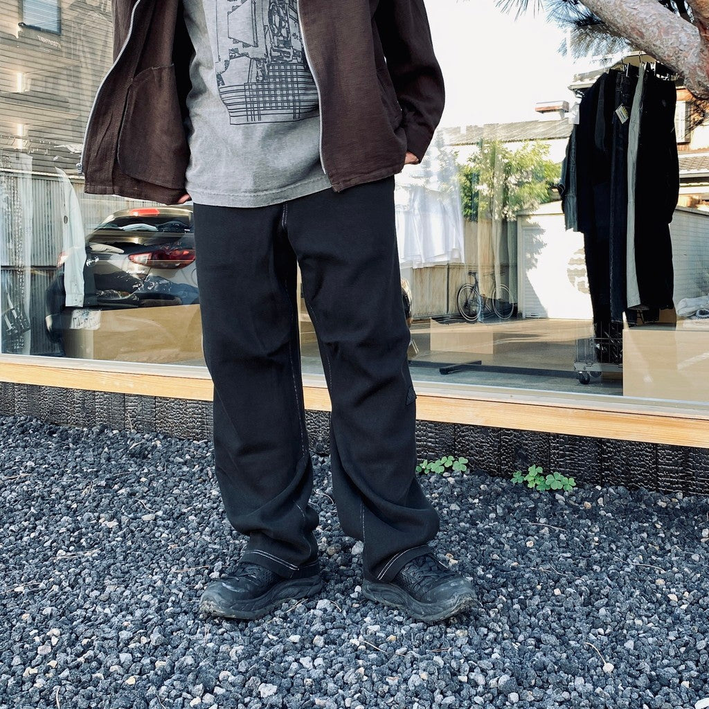 DBL KNIT JOG PANTS #BLACK [CES29PT16]