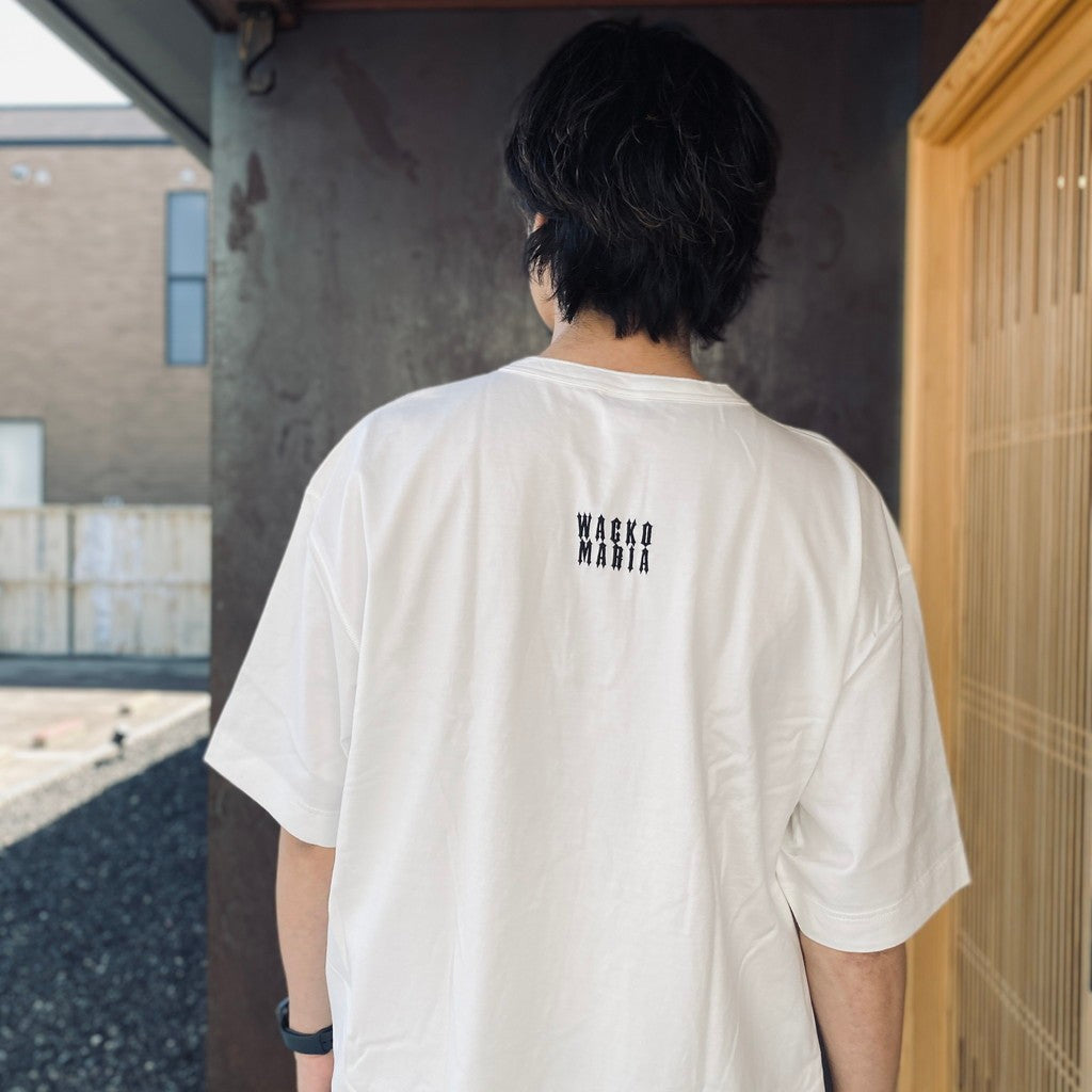 HEALTHKNIT | HENRY NECK T-SHIRT #WHITE [26SS-WMT-HK01]