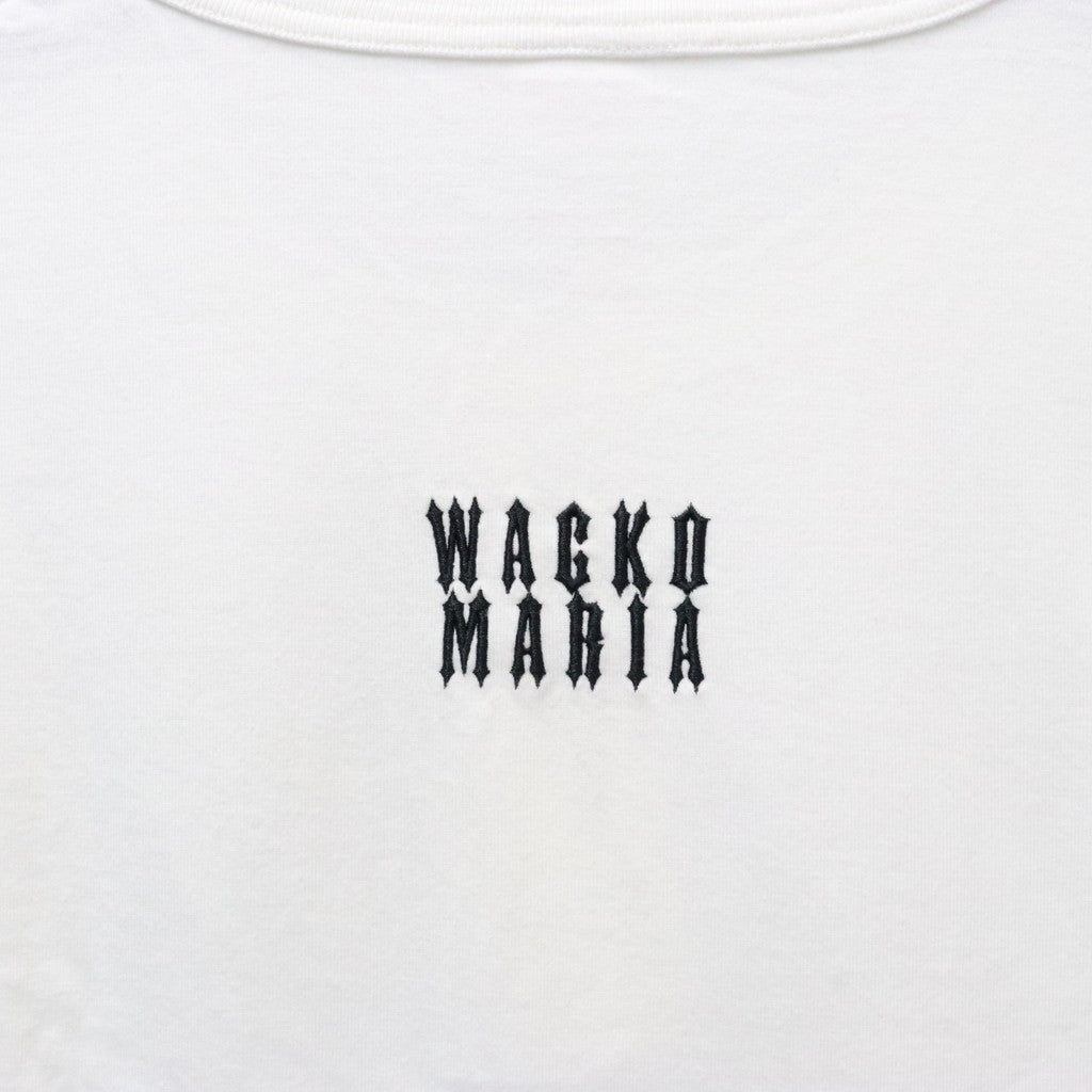 HEALTHKNIT | HENRY NECK LONG SLEEVE T-SHIRT #WHITE [26FW-WMT-HK01]