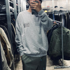 CREW NECK SWEAT SHIRT -TYPE 5- #GRAY [23FW-WMC-SS13]