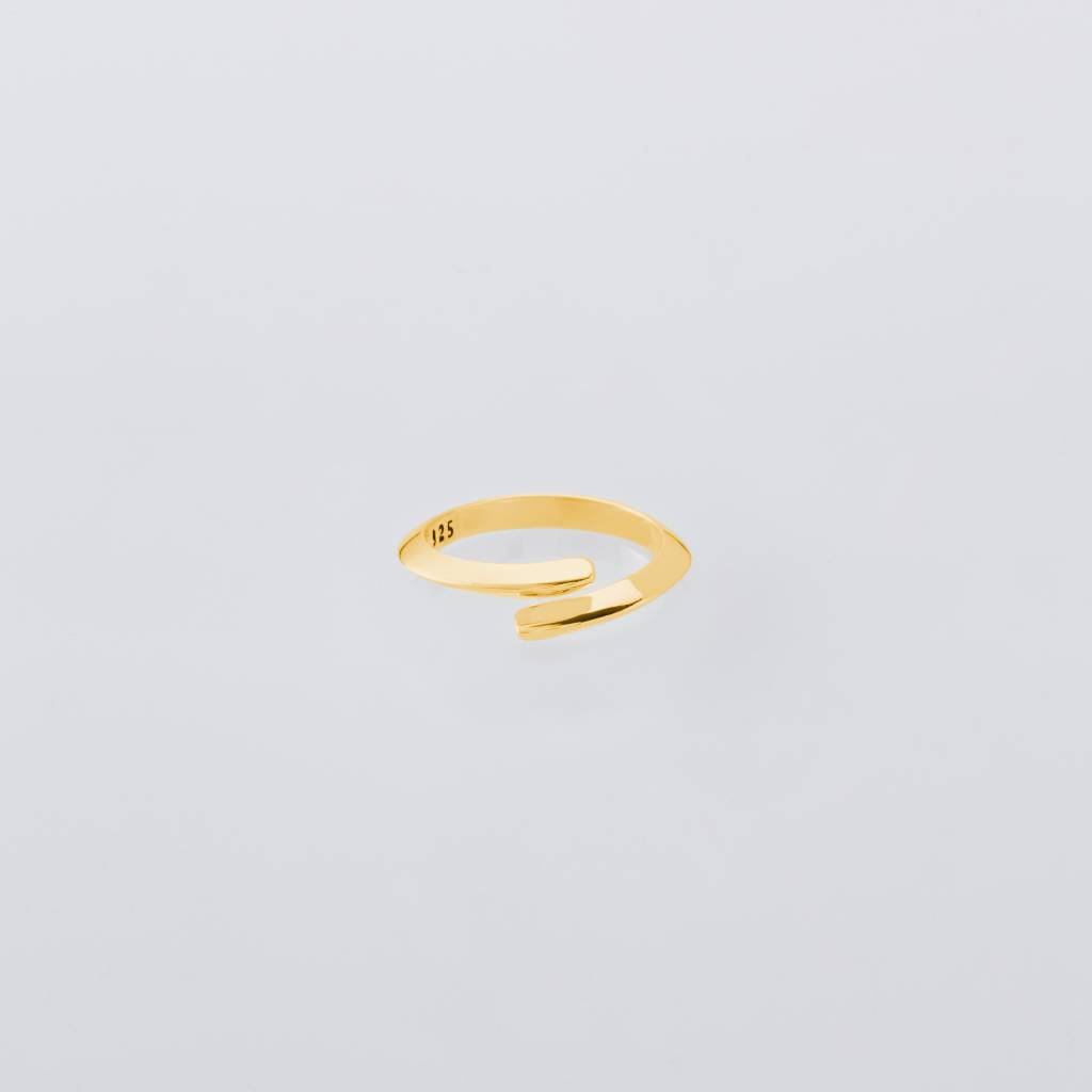 Triangle Ring -Thin- -Gold- #GOLD [XOR086G]