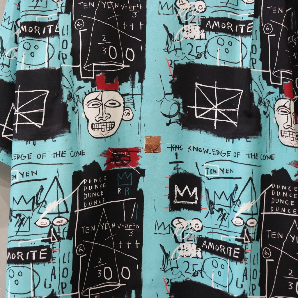 JEAN-MICHEL BASQUIAT | S/S HAWAIIAN SHIRT -TYPE 2- #ONE [BASQUIAT-WM-HI23]
