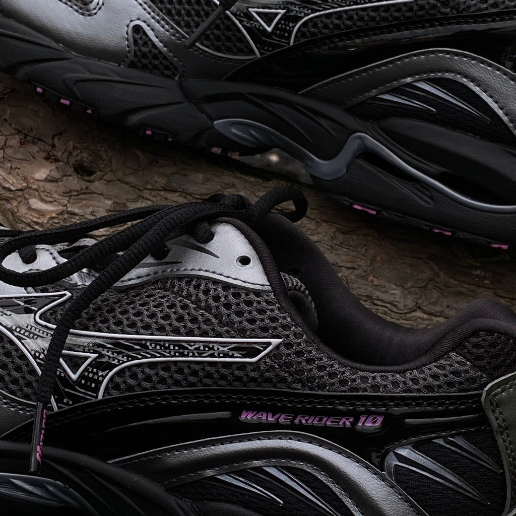 WAVE RIDER 10 #CHARCOAL / BLACK / PINK [D1GA261D]