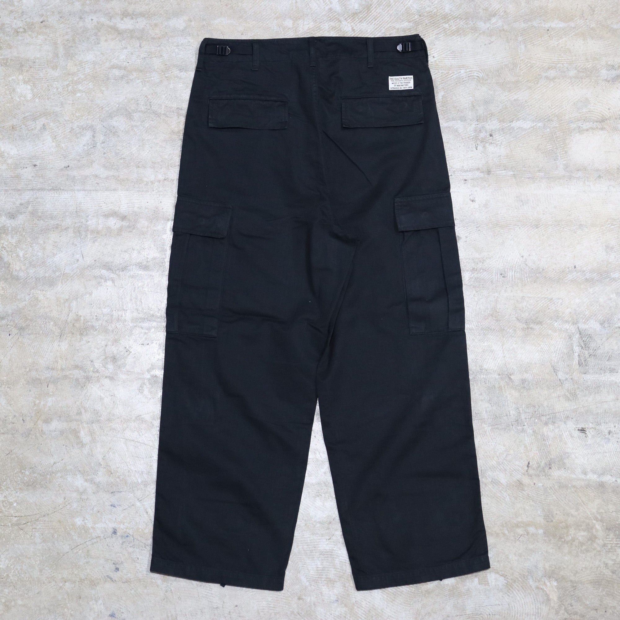 6 POCKET TROUSERS #BLACK [24FW-WMP-PT03]