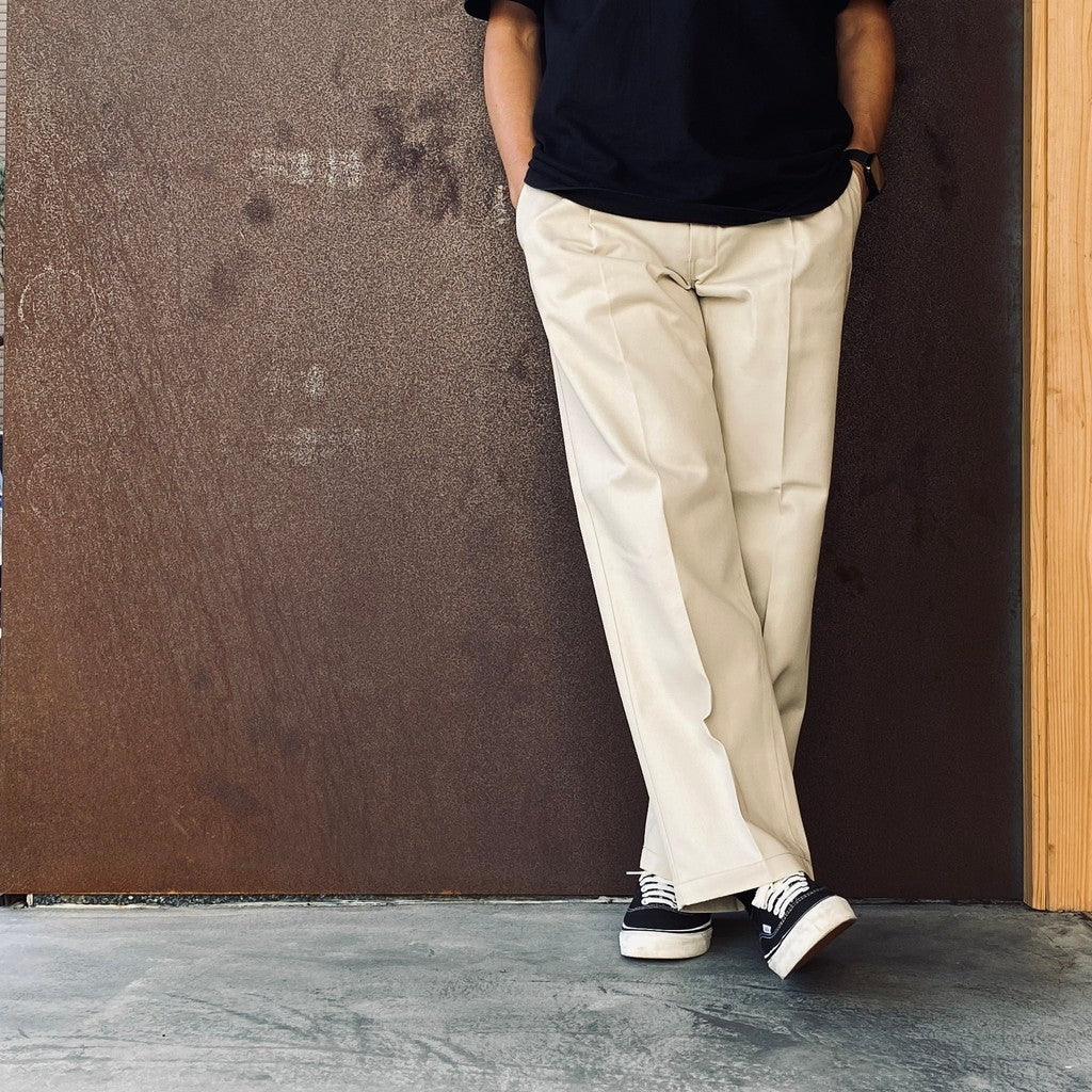 DICKIES | PLEATED TROUSERS #IVORY [26FW-WMP-DC01]