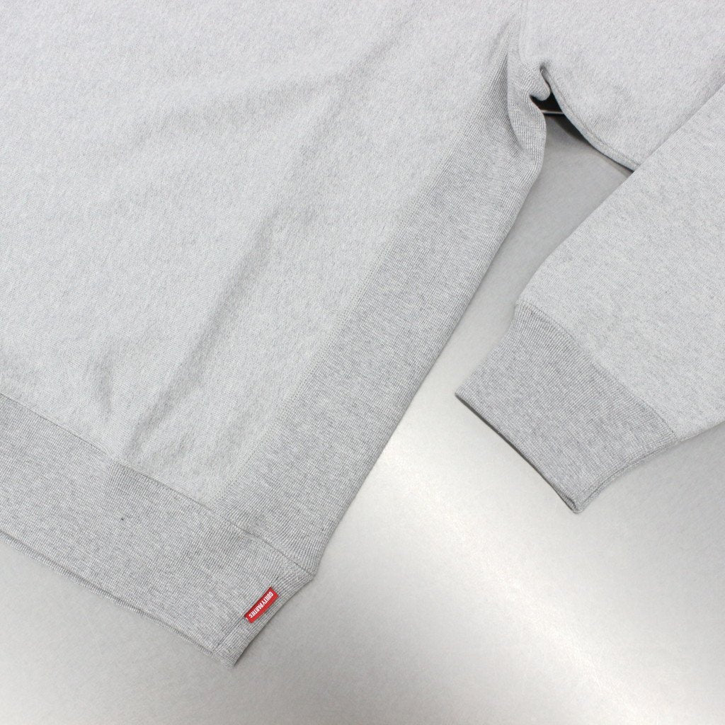 厚重圓領運動衫 - 型號 2- #灰色 [22FWE-WMC-SS04]