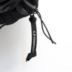 NYLON B LENS WAISTBAG #BLACK 999 [20CMAC043A-005269G]