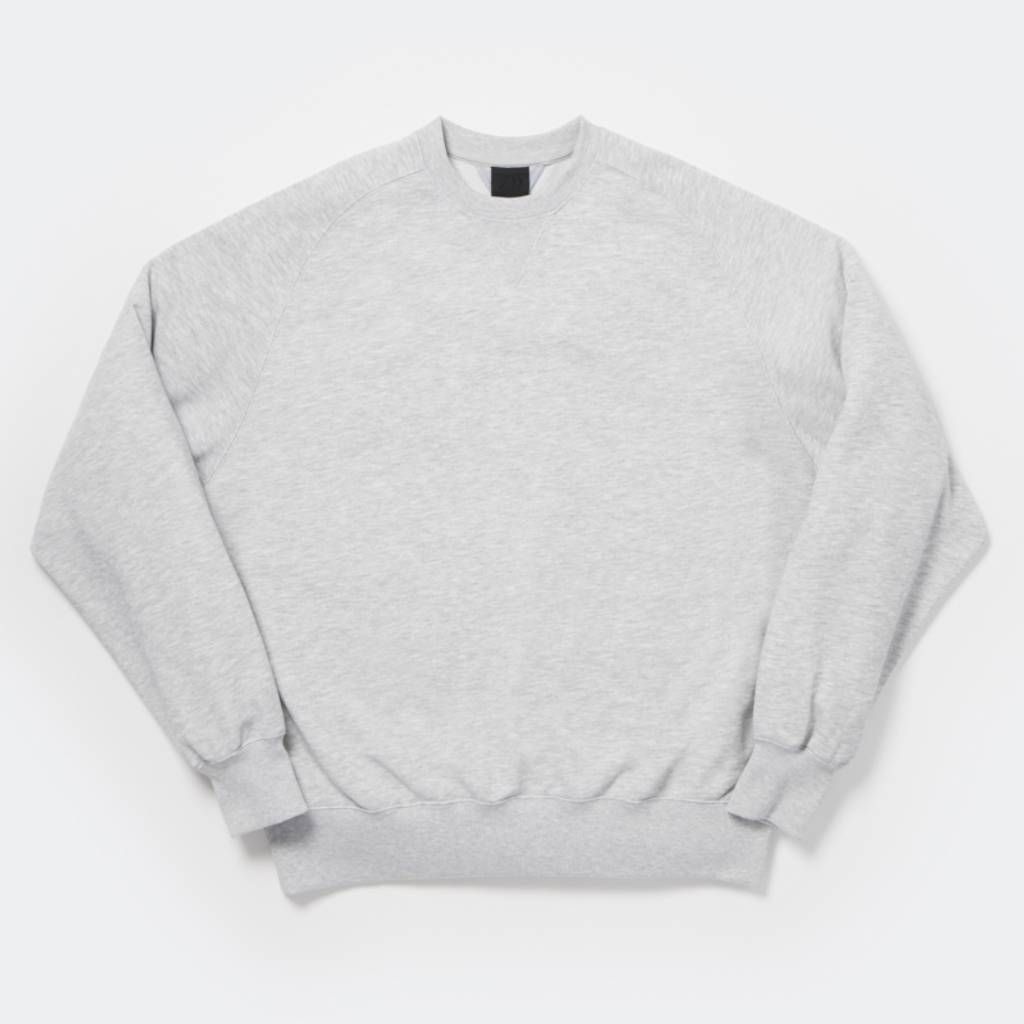 TECH SWEAT CREW FREEDOM SLEEVE #HEATHER GRAY [BE-50026]