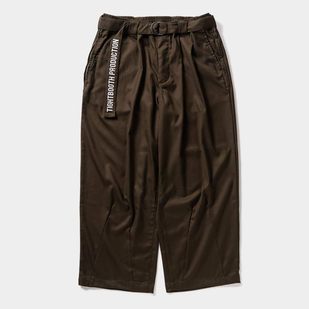 BAGGY SLACKS #OLIVE [FW24-B09]