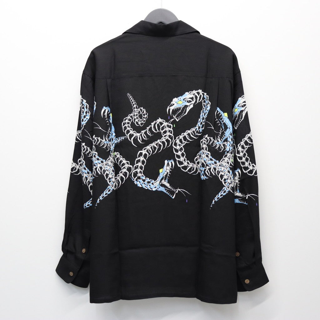 HAWAIIAN SHIRT L/S ( TYPE-4 ) #BLACK [25FW-WMS-HI04]