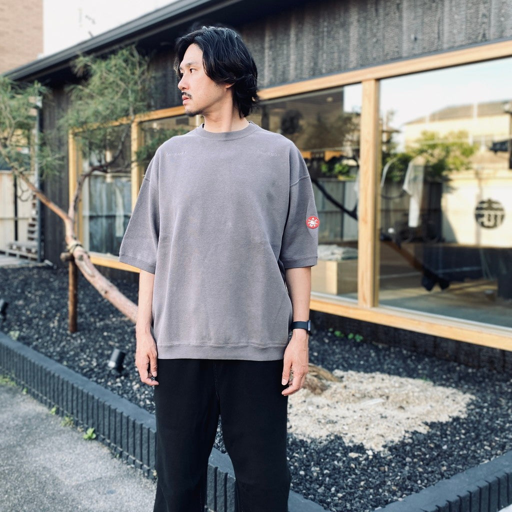DBL KNIT SHORT SLEEVE CREW NECK #KHAKI [CES29CS23]