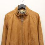 BARACUTA | G9 SUEDE LEATHER HARRINGTON JACKET #BEIGE [25FW-WMO-BC01]