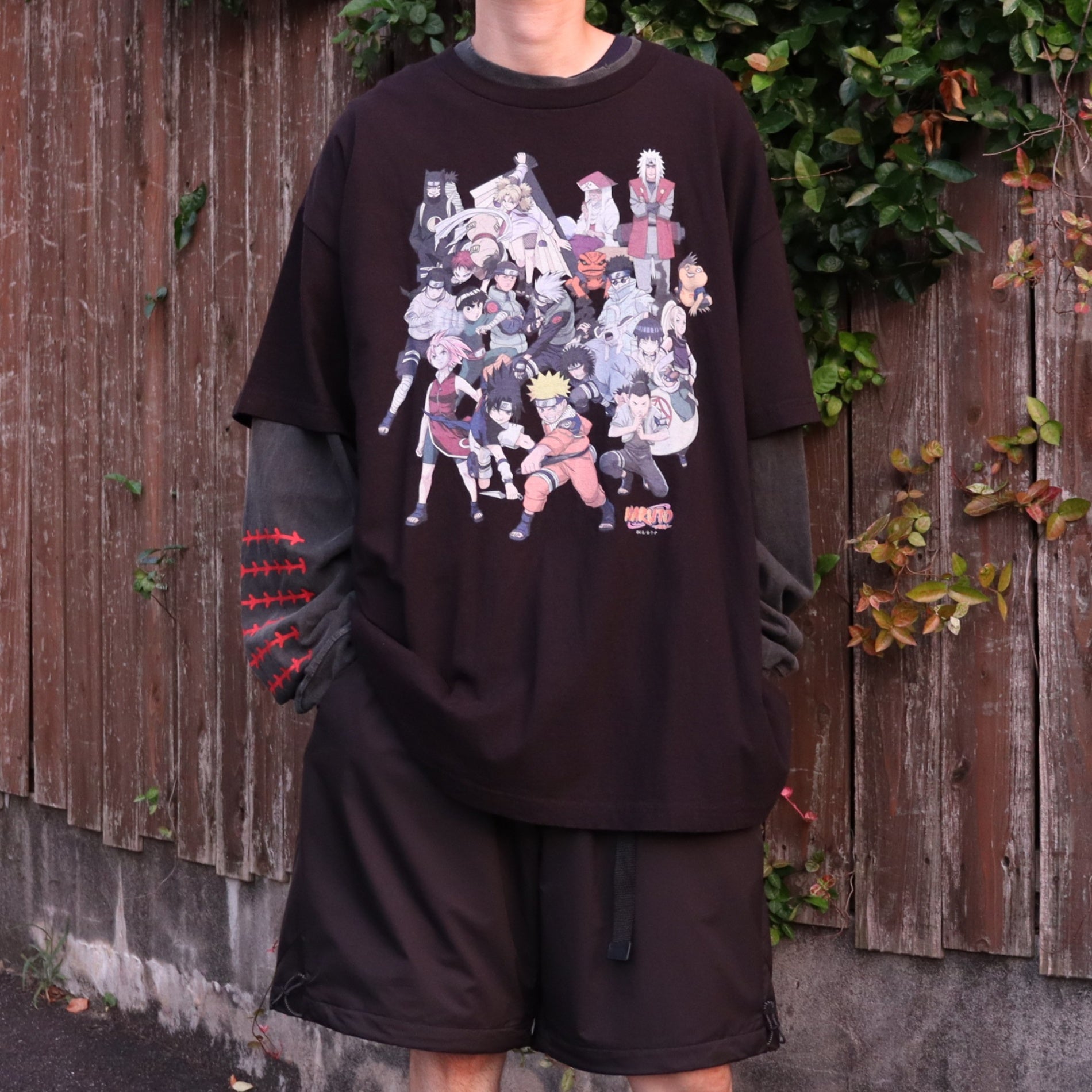 NARUTO | 「ALL」 S/S TEE #BLACK [25SS-FSxNARUTO-04 / FS1696]