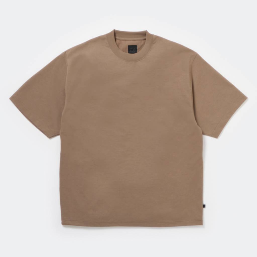 TECH DRAWSTRING S/S TEE #BEIGE [BE-41025]